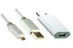 DINIC USB Ladeadapter 1000mA inkl. micro USB Kabel, 1m DINIC Monaco Range, CE, weiß